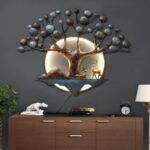 Metal Moon Tree For Home And Wall Decor