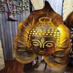Buddha LED On Pan Leaf For Home decoration