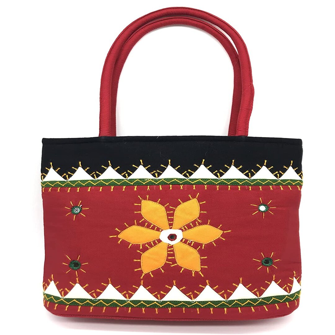 Mini Handmade Women’s Handbags with double handles banjara bags vintage handicraft bags