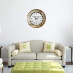 Coin Frame Wooden Clock For Wall Hanging And Home Decor