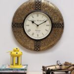 Wooden Clock For Wall Decoration And Time Made With Wood