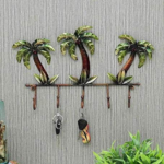 Iron Coco Tree Hook For Home And Wall Decor
