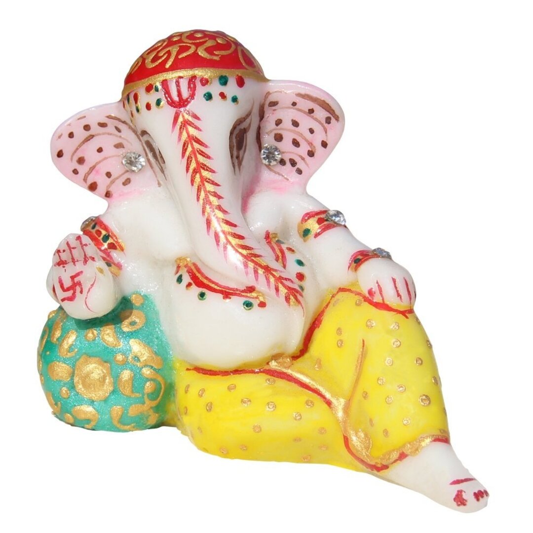 Buy Ganesha Idols for Gift Home Decor Pooja - Big Ganesh Statue - Standing  God Ganpati Showpiece Online at Lowest Price Ever in India | Check Reviews  & Ratings - Shop The World