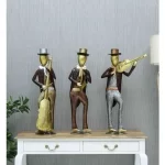 3 Star Musician Man With Music Instruments For Table And Home Decor