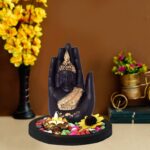 Resin Sitting Buddha Idol For Pooja Ghar