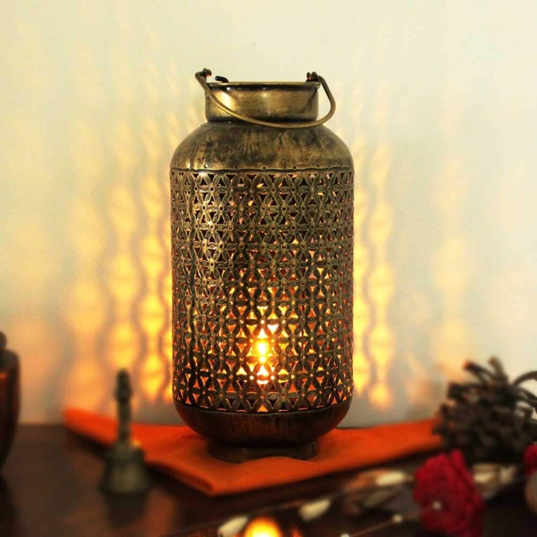 Beautiful Iron Lamp For Hanging And Table Decor (without hook)