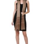 Women’s Wool Ultra Soft Fine Wool Cashmere Blended Shawl with Paiseley Weave