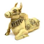 Handicraft Nandi Statue For Temple Made Of Brass