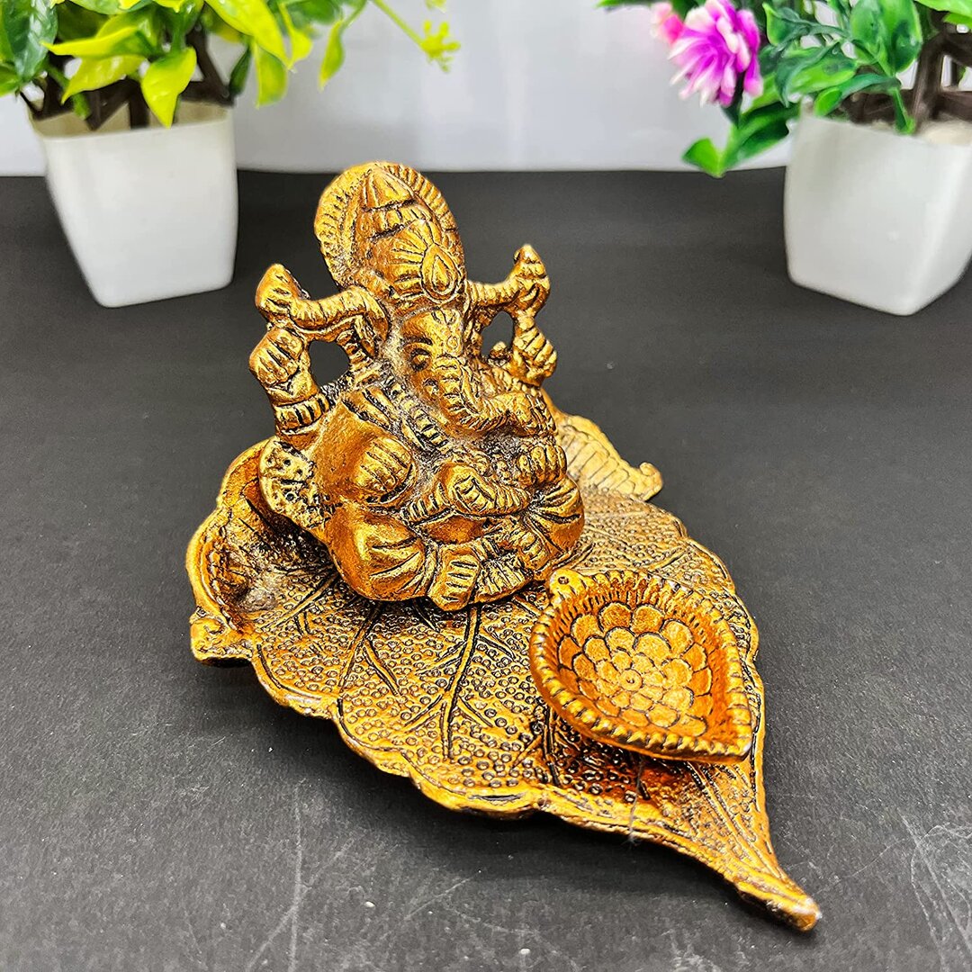 Auspicious Christmas Gift Lord Ganesha Diya Oil Lamp Decorative Showpiece  Home | eBay