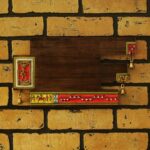 Dhokra for Living Room Wall Décorative Plain Wooden Name Plate