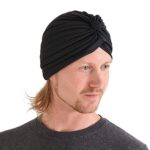 Men’s & Women’s Pleated Head Wrap Knit Bonnet Turban Sun Cap Pagri