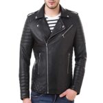 Genuine Leather Biker Jacket for Men