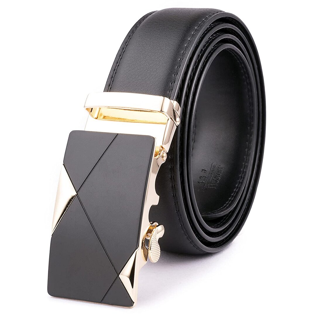 Men's Reversible Shiny Pu-Leather Formal Belts - Taajoo