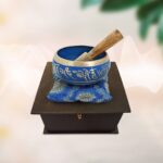 Tibetan Singing Bowl Meditation Accessories Musical Instrument Handmade Set Vibration Sound of Spiritual Healing