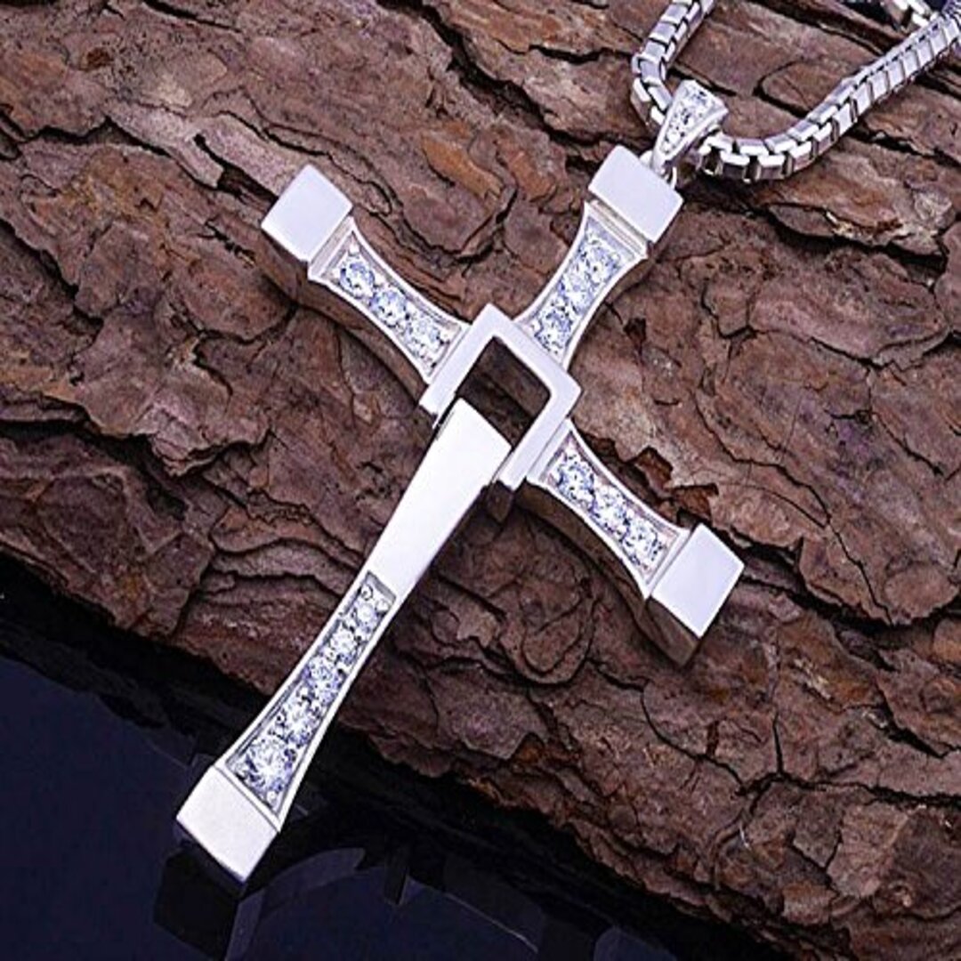 Sanity's Spike Cross Pendant - Necklace (730)
