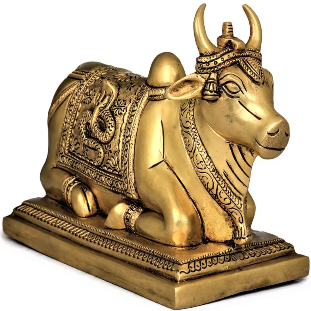 Dharmik Pooja Store Astadhatu DPS-Astadhatu Nandi Bull Idol for ...