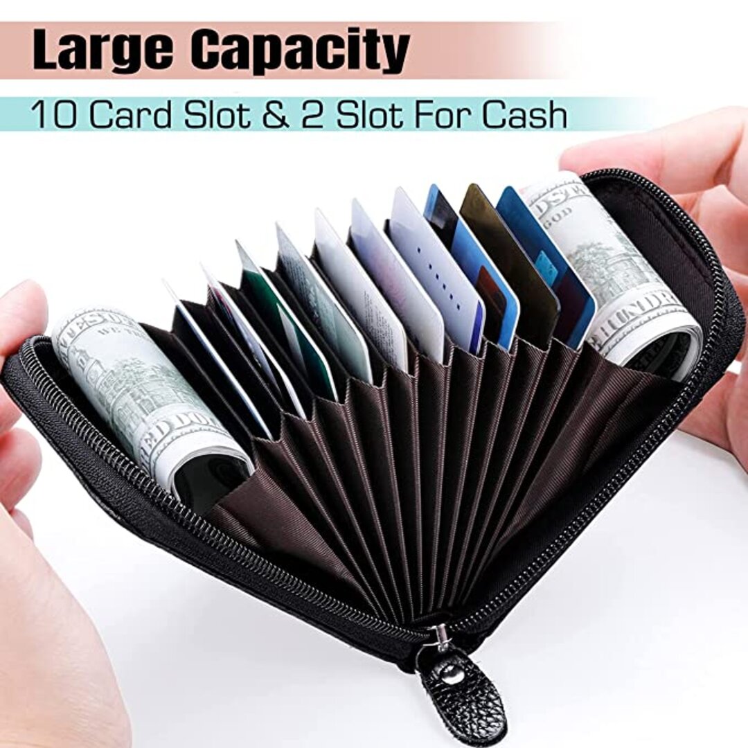 Buy Ladies Leather Purse Large Capacity Womens Wallets RFID Blocking with  Wrist Strap and 24 Card Slots, Ladies Purse Wallet with Zip Pocket Coins  Compartment, Large Leather Purses for Women Online at
