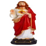 Poly Marble Jesus Statues Christian Gifts Home Decor God Idol Showpiece Catholic Decoration for Table