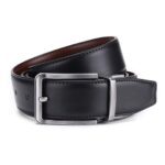 Men’s Reversible Shiny Pu-Leather Formal Belts