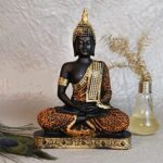 Meditating Buddha Statue Polynesian Buddha Idol Showpiece – Perfect for Living Room, Bedroom & Office Space