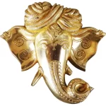 Ganesh Face SF small – Brass