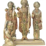 Ram Darbar On Same Base God Idol Statue-Brass Showpiece
