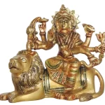 Durga Ji God Idol Statue – Brass Showpiece