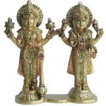 Vishnu Laxmi ji Idol – Brass Showpiece